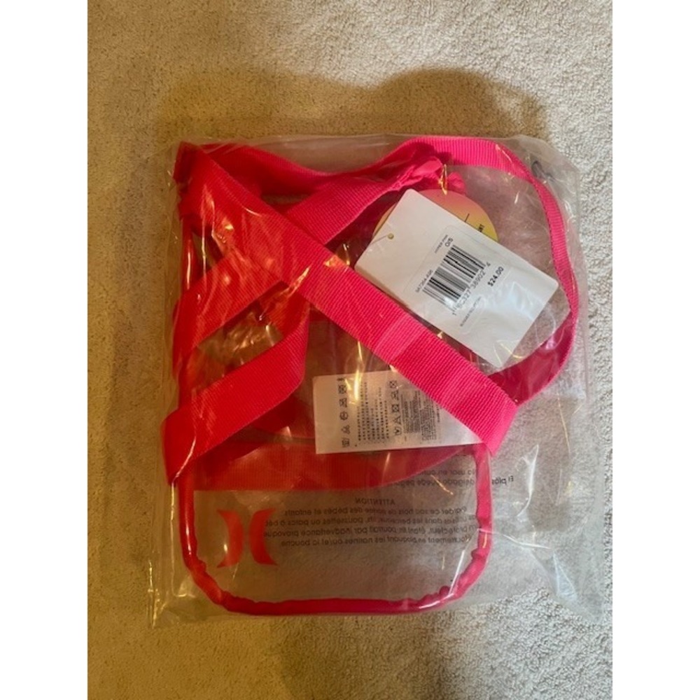 Hurley Pink Clear Festival/Stadium/Concert Crossbody Bag-979 - Picture 3 of 4